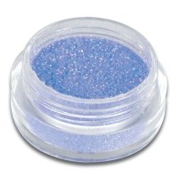 Glitter-Staub fr Nailart blau