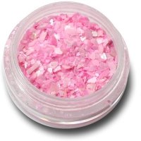 Muschelsplitter rosa