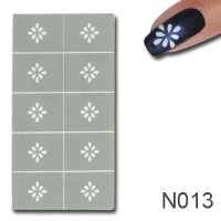 Nagellack Schablone Design 13