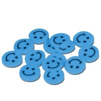 Smileys blau